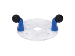 Placa Base Universal Para Roteador De Mesa, Transparente De Pvc Com Furos Pré-perforados, Portátil E De Corpo Redondo