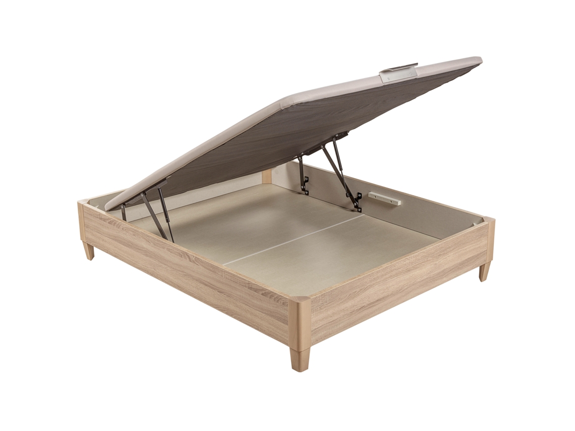 Sommier com Arrumação Suspensa PIKOLIN Design - 150x190cm (36 Cm de Altura - Natural)