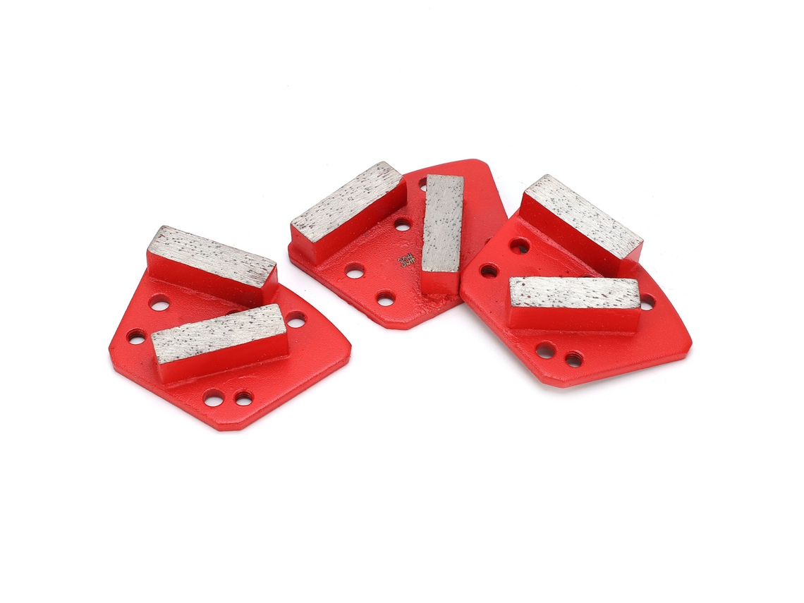 Laxiscreed Sapato De Fresagem Diamantado Para Talhadura Trapezoidal Com Dentes Retos E 6 Buracos