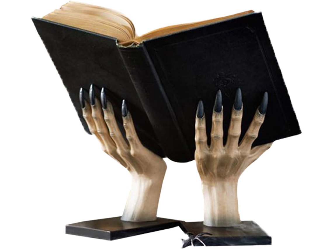 Para Livros Com Tema De Para Mesa De Resina De Mão De Bruxa Assustadora Casa, Estudante, Gokoco