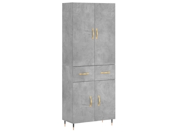 Armário Alto Derivado de Madeira Cinza Cimento MAISON EXCLUSIVE (69,5x34x180 cm)