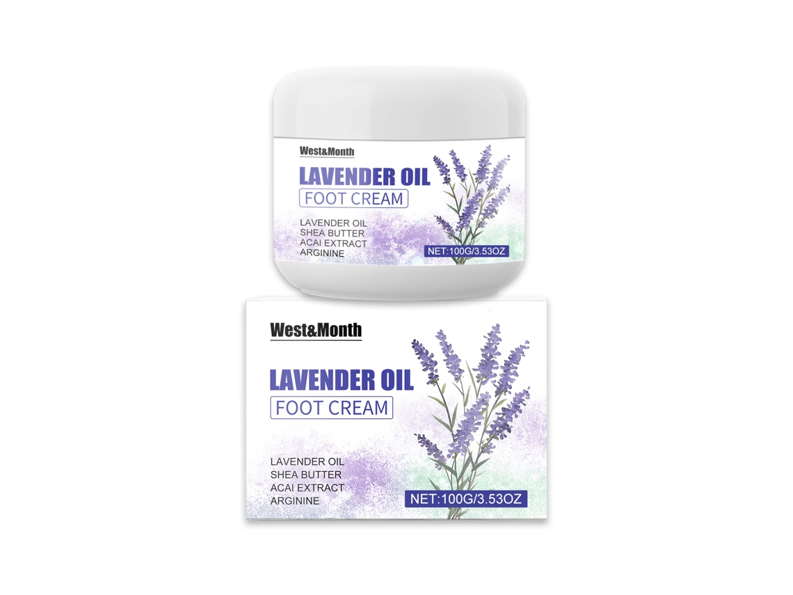 Creme de Pé com Óleo de Lavanda Westmonth Anticongelante Antiraspa Hidratante