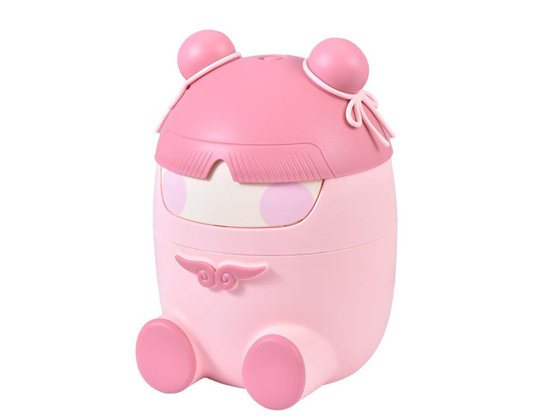 Cofrinho Fofo Trancável de Plástico Resistente Rosa | S/MARCA