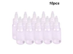 10 Frascos De Tinta Para Airbrush 35cc Pp Anti-fugas Acessórios Airbrush