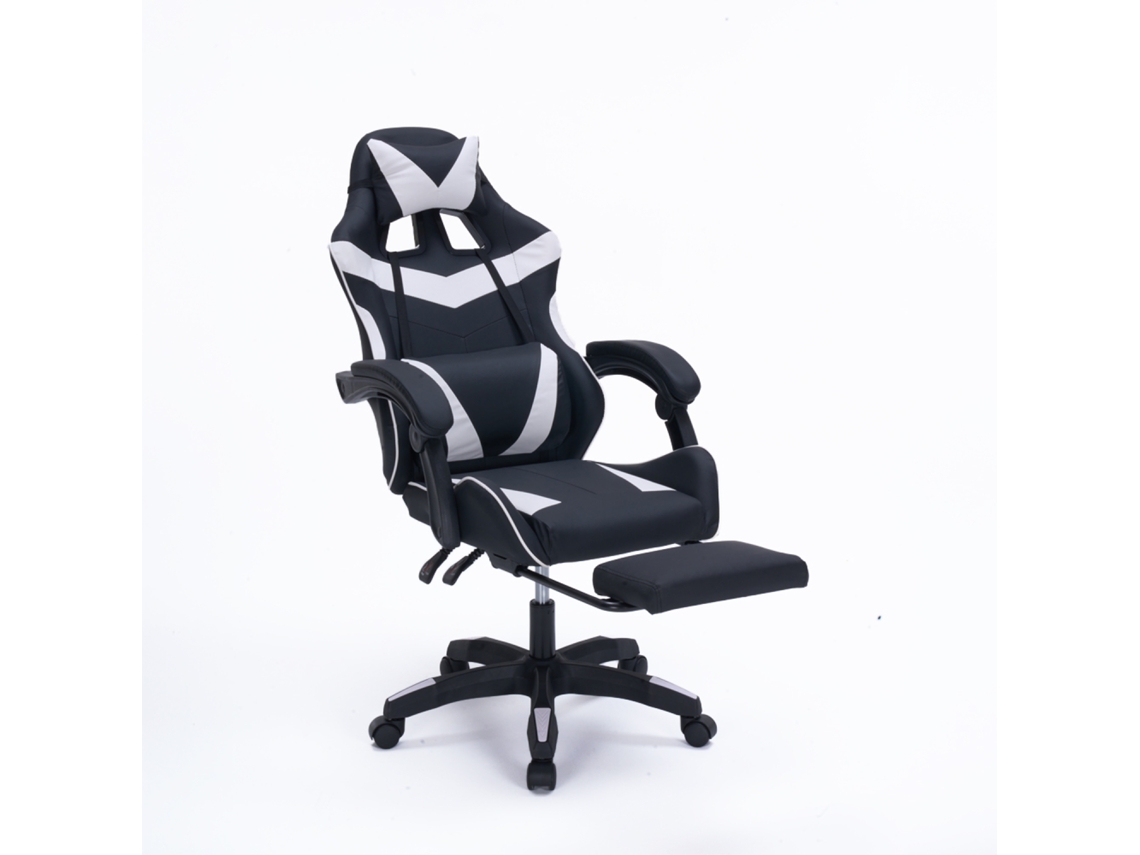 Altair Cadeira Ergonã³mica Reclinã¡vel Para Jogos Preta E Branca