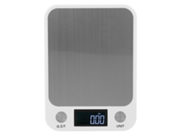 Balança de Cozinha Digital Portátil, 10 kg/1 g, aço inox, AQUAFORGE