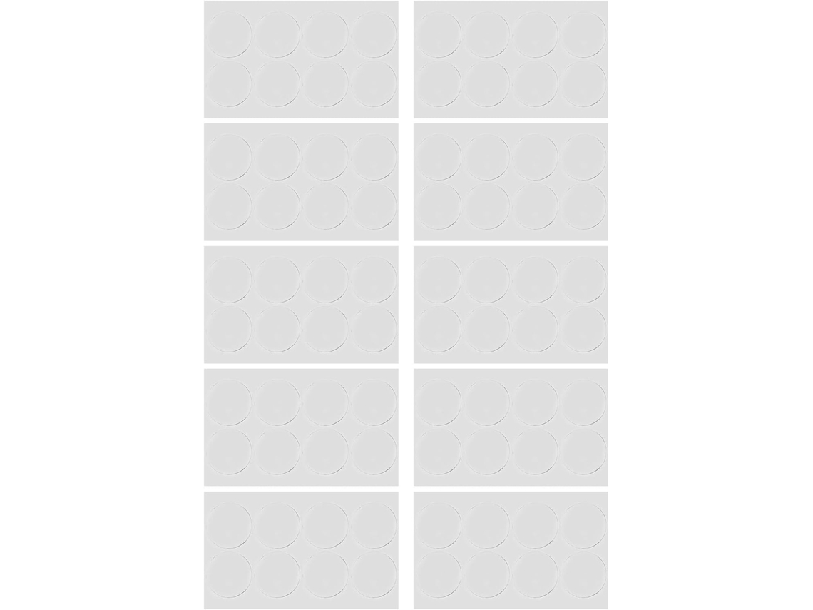 Protetores Transparentes Antiderrapantes, Versáteis, Em Pu, Para Gavetas, Pacote Com 80 Unidades, Para Proteção E