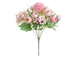 Flor Artificial LAXISCREED Silk Rosa Decorativa
