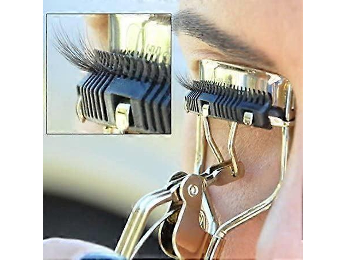 Curvador De Cílios Profissional Com Pente Embutido, Curvador De Cílios Com Pente, Curvador De Cílios Com Pente Embutido Everley891