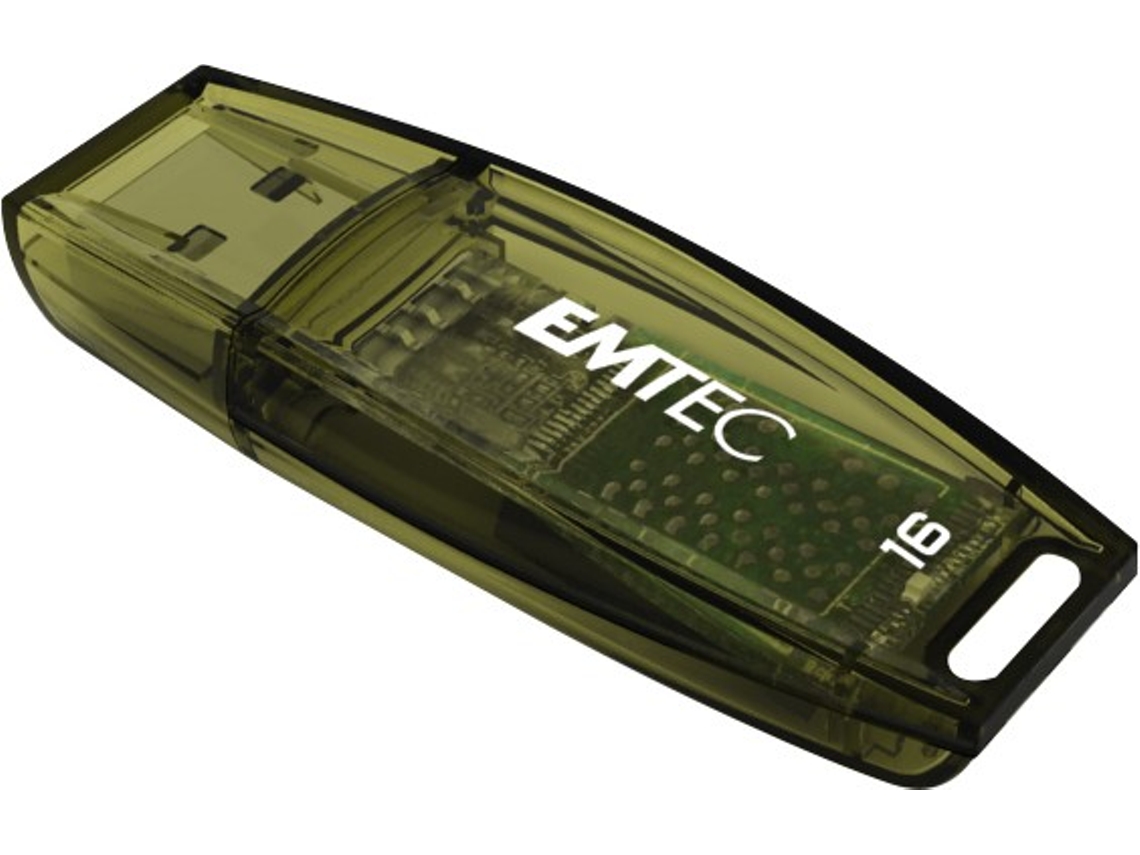 Pen USB EMTEC C410 (16 GB - USB 2.0 - Verde)