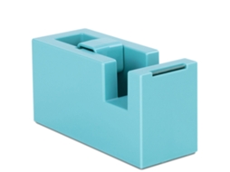 Dispensador De Cinta Adhesiva De Estilo Sencillo, Portátil, De Resina Abs, Para Escritorio, Para Oficina, Escuela, Color Azul Claro