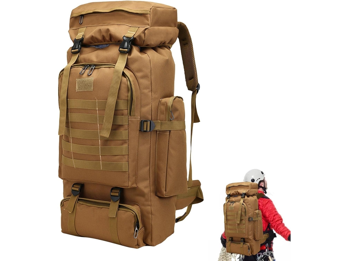Mochila Ruck | Mochila De Emergência Resistente E Impermeável Com Grande Capacidade De 80l | Mochila Gokoco