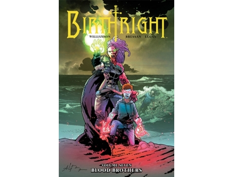 Livro birthright volume 7 de joshua williamson (inglês)