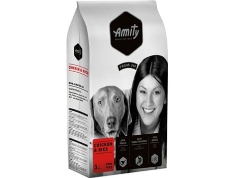 Ração para Cães AMITY Premium (3Kg - Adulto - Sabor: Frango e Arroz)