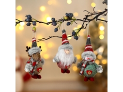 Conjunto De 3 Enfeites De Natal Para Árvore De Natal, Lareira E Decoração Natalina. Decorações Para Pendurar, Presentes Para Uso I-aquaforge