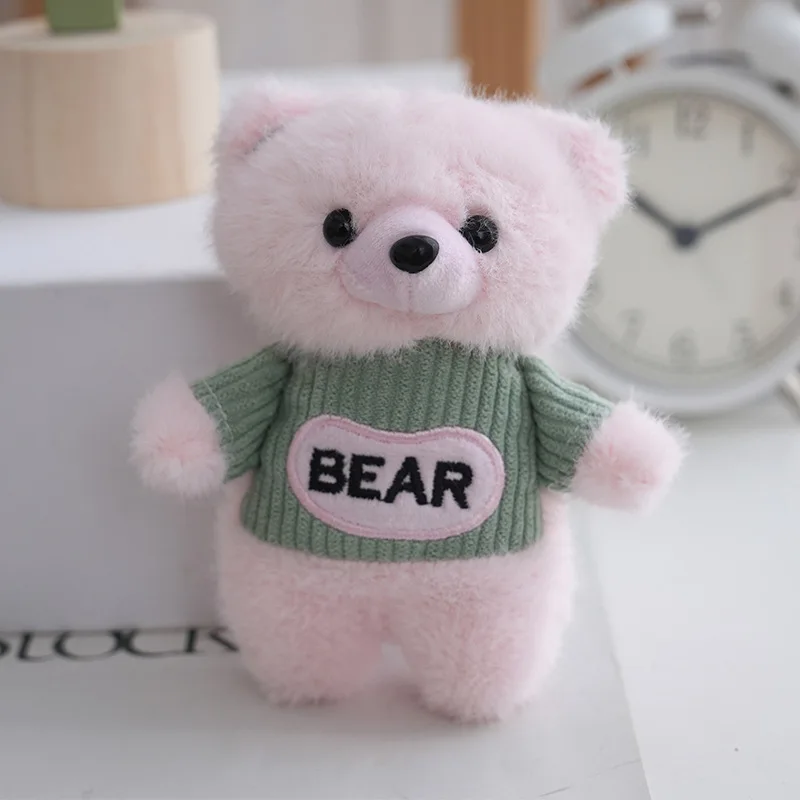 Chaveiro de Pelúcia de Urso com Carta Fofa de 14 Cm MDUG (rosa)