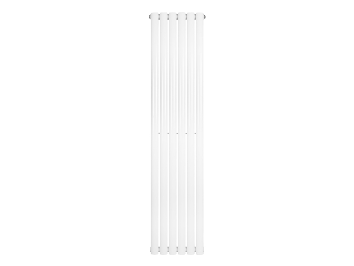 Radiador Oval De Coluna Simples 1600x360 Mm - Branco| Aço Carbono, 1.5 Mm, 844 W | Design Elegante | Alta Eficiência |