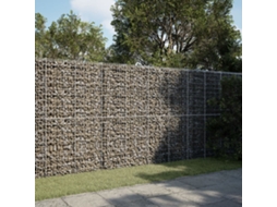 Vidaxl Cesto Gabião Com Cobertura 300x100x200 Cm Ferro Galvanizado