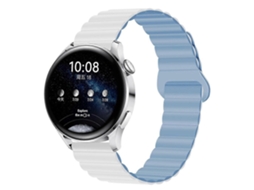 Pulseira De Relógio Magnética De Silicone Bicolor