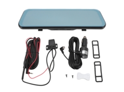 Câmera Retrovisor Touch 4k 9.66" Gravação Dupla