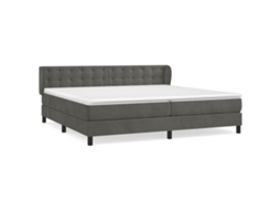 Box Spring Bed, Box Spring Beds Vidaxl Cinzeto Veludo (200 X 200 Cm)