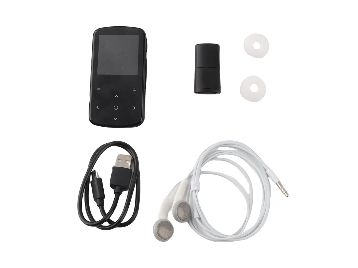 MP3 Player Bluetooth Esportivo Mini Clip com Botões de Toque EOOCOO