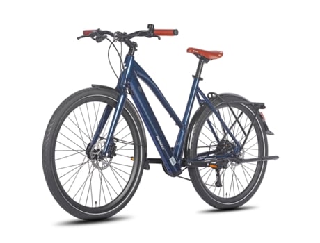 F700w Urbana Bicicleta Elétrica Motor 250w Bateria 36v10ah Quadro Em Alumínio Azul Fafrees
