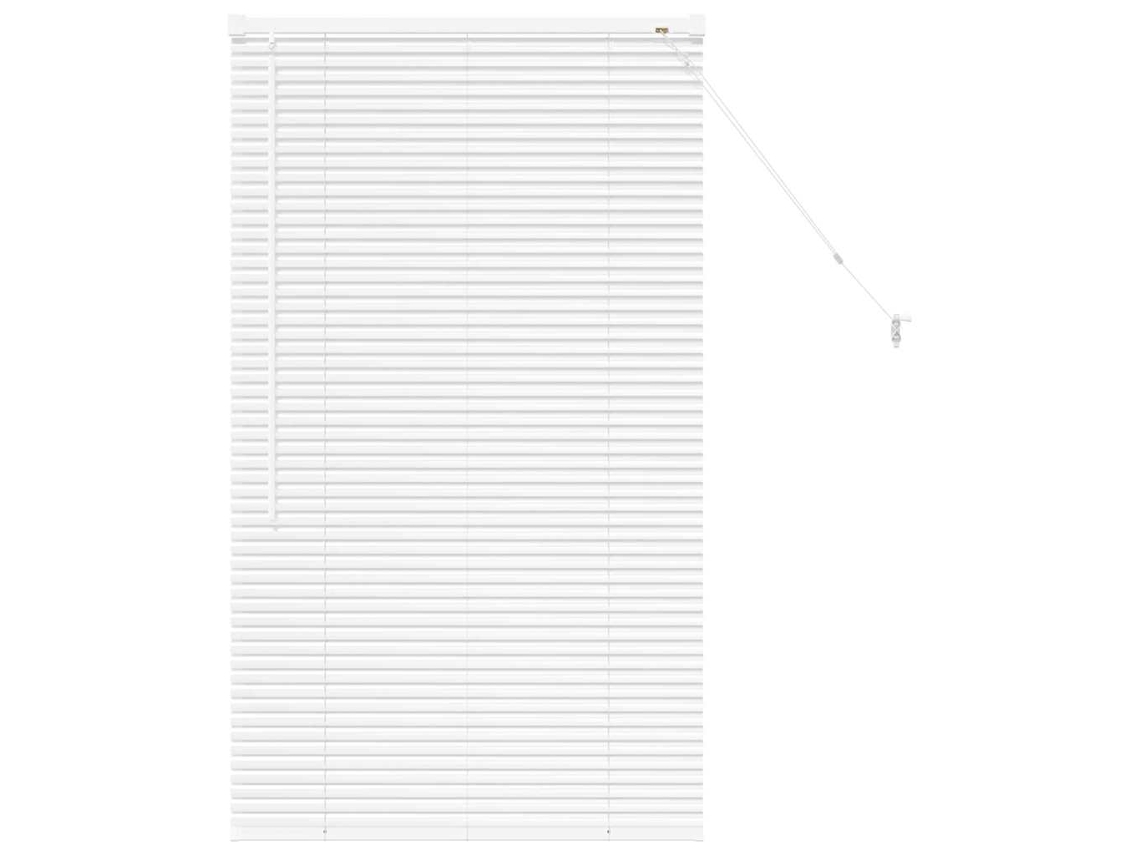 Conjunto 1 Persianas Venecianas Vidaxl Branco Alumínio (130 X 70 Cm)