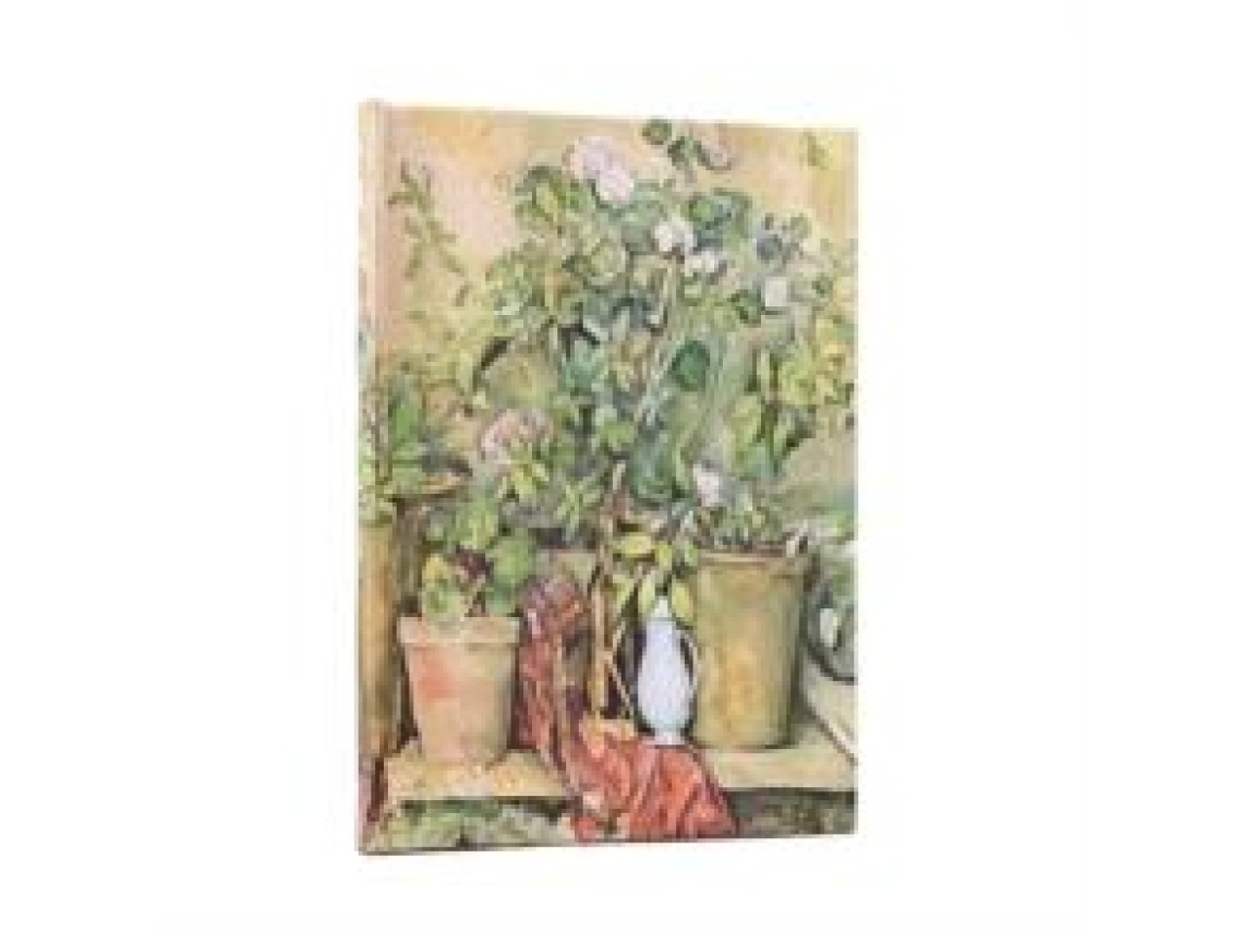 Livro Cezannes Terracotta Pots and Flowers Midi Address Book de Paperblanks (Inglês)
