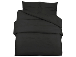 Duvet Cover Set, Duvet Cover Sets Vidaxl Preto Microfibra (220 X 240 Cm + 65 X 65 Cm)