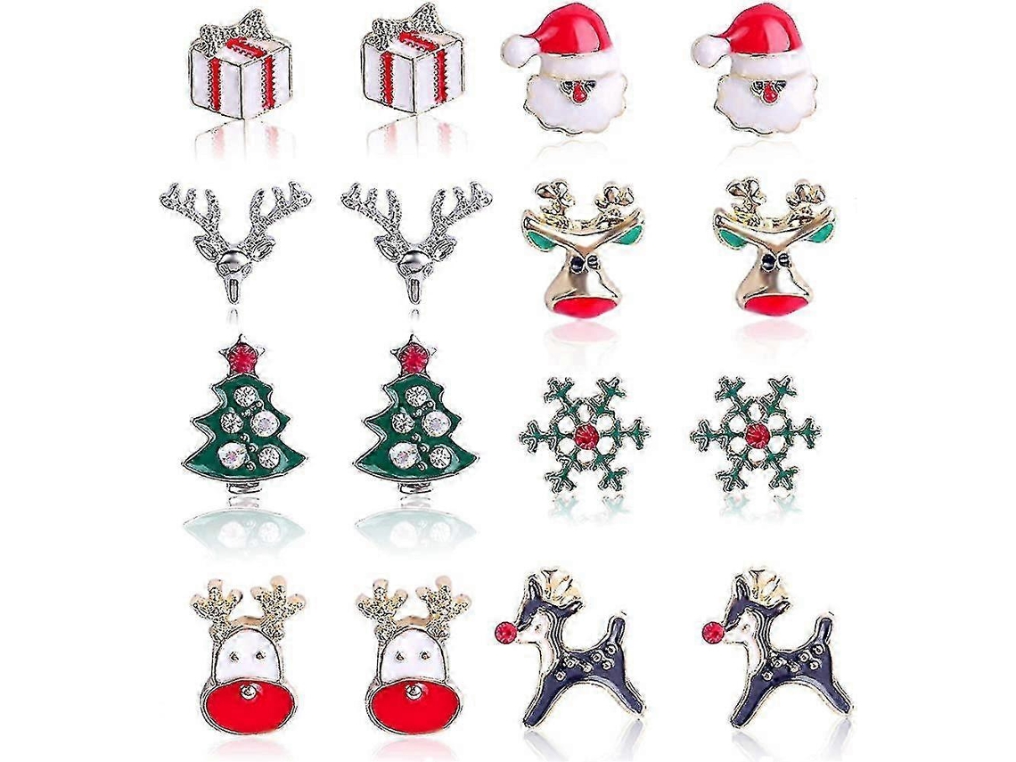 Conjunto De Brincos De Natal, Studs, Presente Para Mulheres
