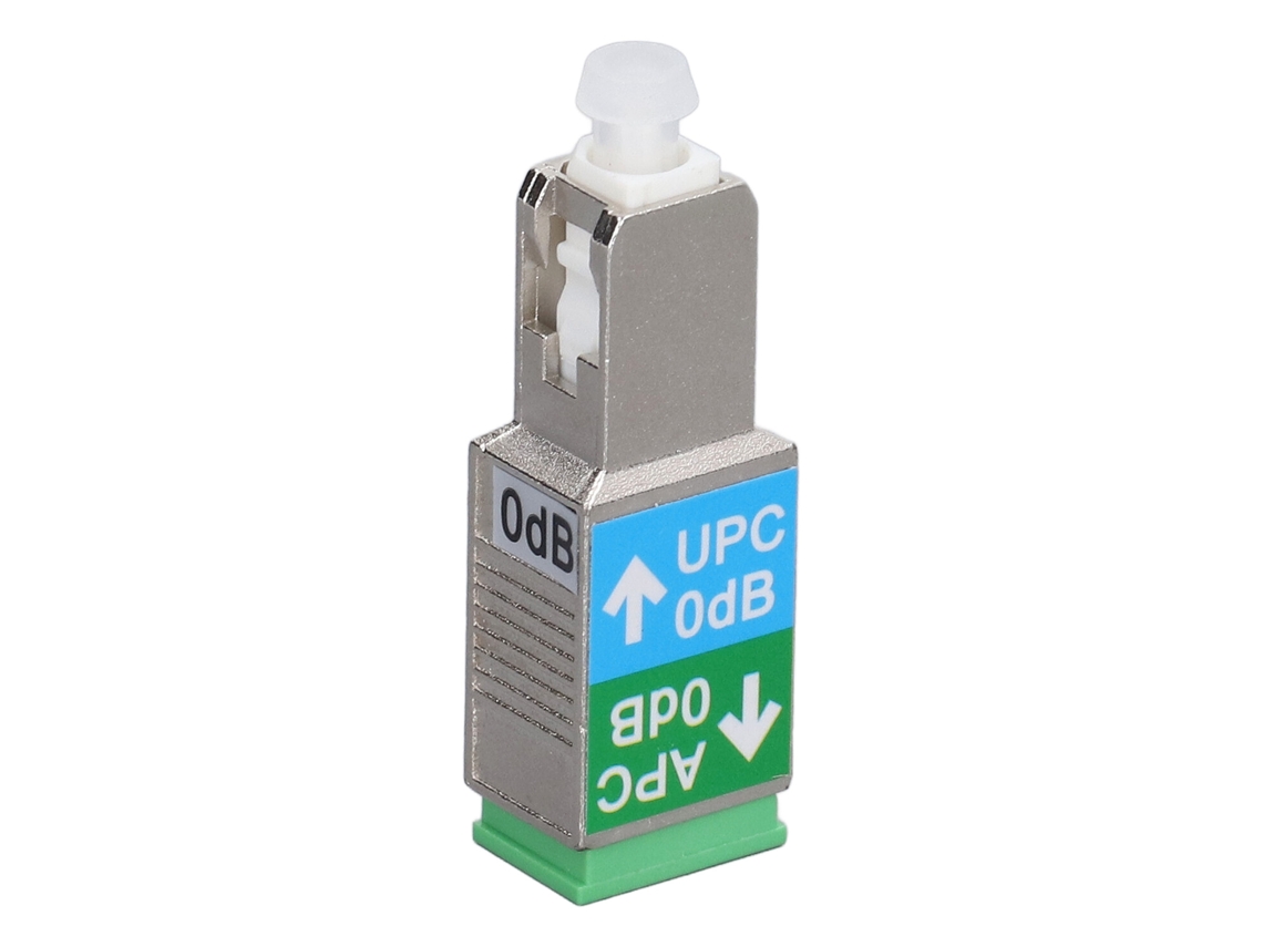 Adaptador Híbrido de Fibra Óptica, SC UPC Macho a SC APC Hembra, Baixa Perda, Conector Óptico