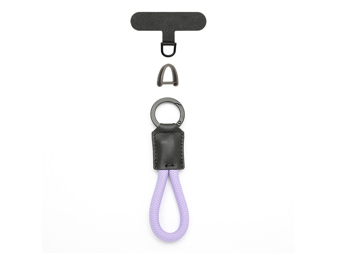 Cordão Para Celular Qu-pure Feito À Mão, Pingente Para Chave De Carro, Chaveiro Anti-perda Avançado De Poliéster