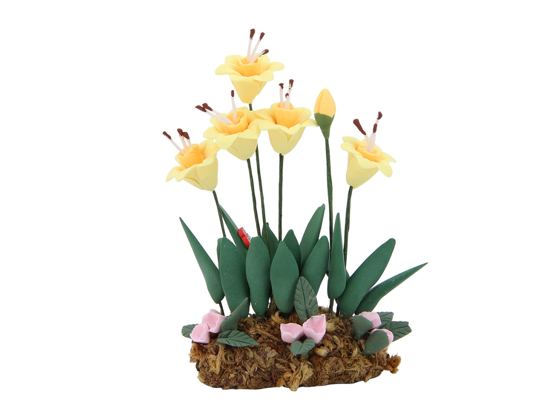 Primerox vaso de Planta Miniatura em Resina 1:12 para Casinha de Bonecas Acessórios Decoração