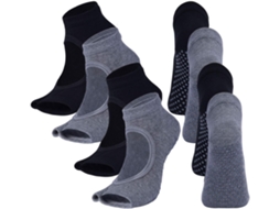 Meias de Ioga Femininas Silicone Antiderrapantes AQUAFORGE