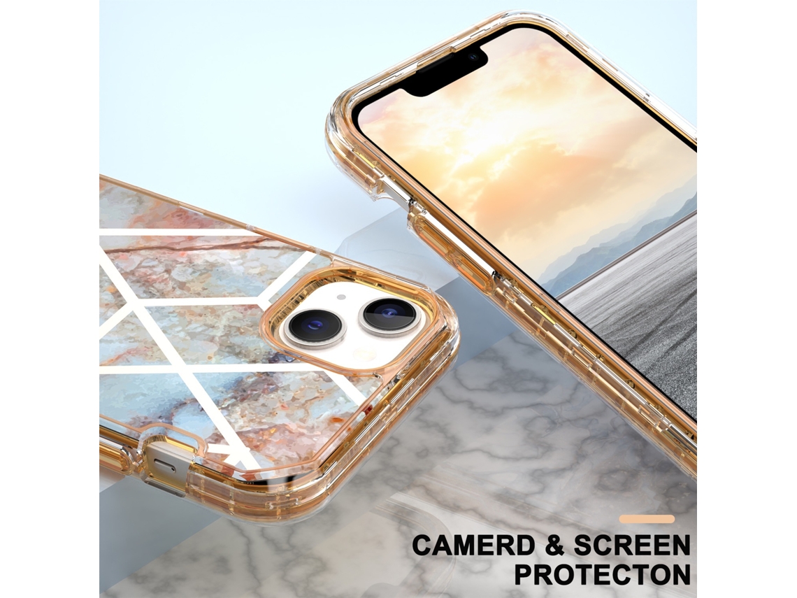 Capa Lurelia 3 Em 1 Galvanizada, Iphone 6 Plus, Multicor, Formato Cómodo