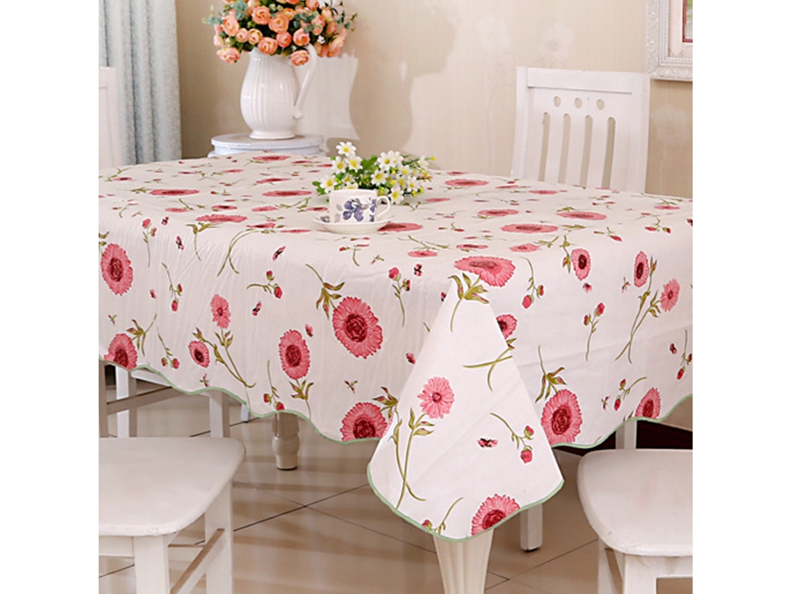 KOFIHETY Toalha De Mesa Retangular Para Interior E Exterior, Tecido Floral Primavera/verão