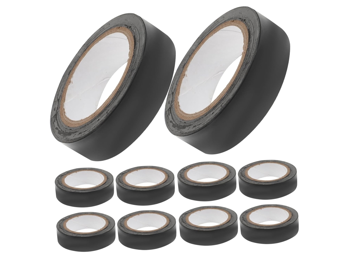 Dechous 10-rolos De Fita Isolante Elétrica Pvc Retardante Chamas Para Equipamentos Elétricos, Uso Interno E Externo
