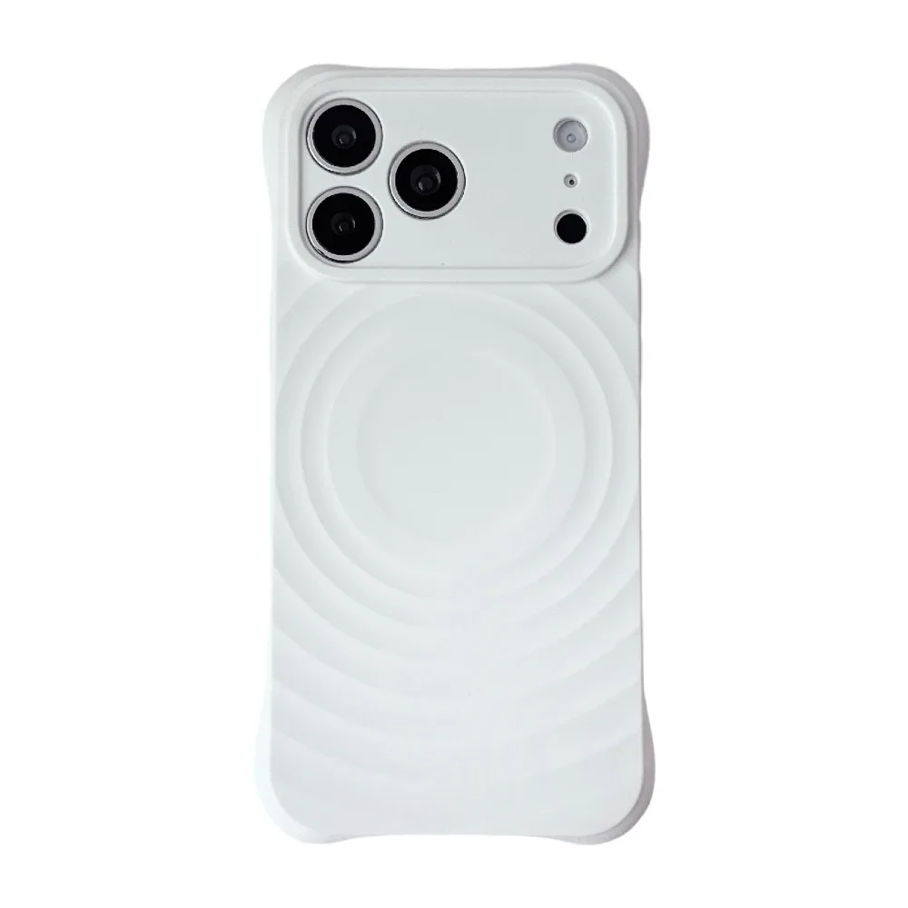 (branco, Iphone 15 Pro) Capa Para Celular Com Carregamento Magnético, Feita De Silicone Líquido, Capa Protetora À Prova De Quedas.