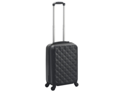 Mala de Viagem VIDAXL ABS preto Preto (55x36x22cm)