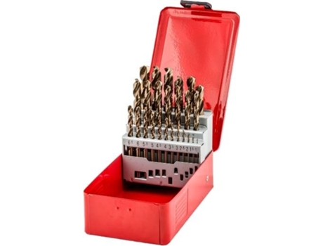 PACK 25 BROCAS METAL HSS-Co DIN338 1-13  543330 