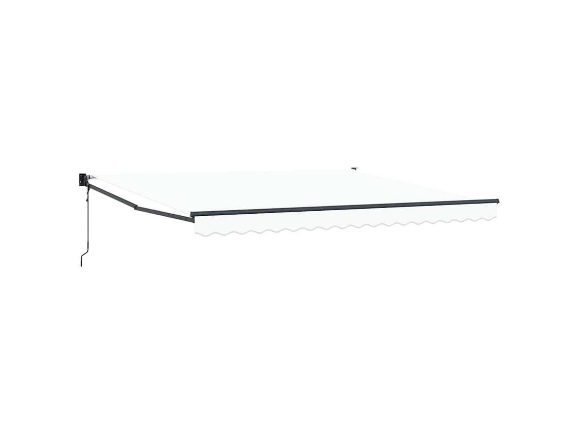 Toldo Retrátil Branco 400x300cm Poliéster e Alumínio MAISON EXCLUSIVE