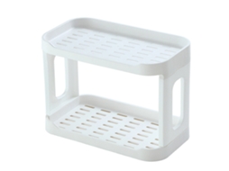 Rack de armazenamento para mesa, 2 camadas, removível | S/MARCA