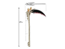 Foice de Ossos Destacável de 150 cm