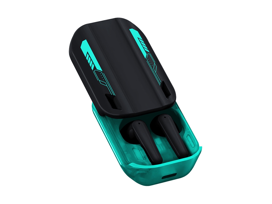 Fone de Ouvido Sem Fio Bluetooth, Bluetooth 5.3, Ipx7 À Prova D'água, 25 Horas de Duração da Bateria, Azul JIAPEI