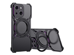 Suporte Casa Para Iphone 14 Metal Magnética Preto