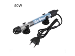 Aquecedor de Aquário em Aço Inoxidável com Termostato, Submersível, para Aquários de Peixes, com Temperatura Constante e Plugue Europeu. GOKOCO
