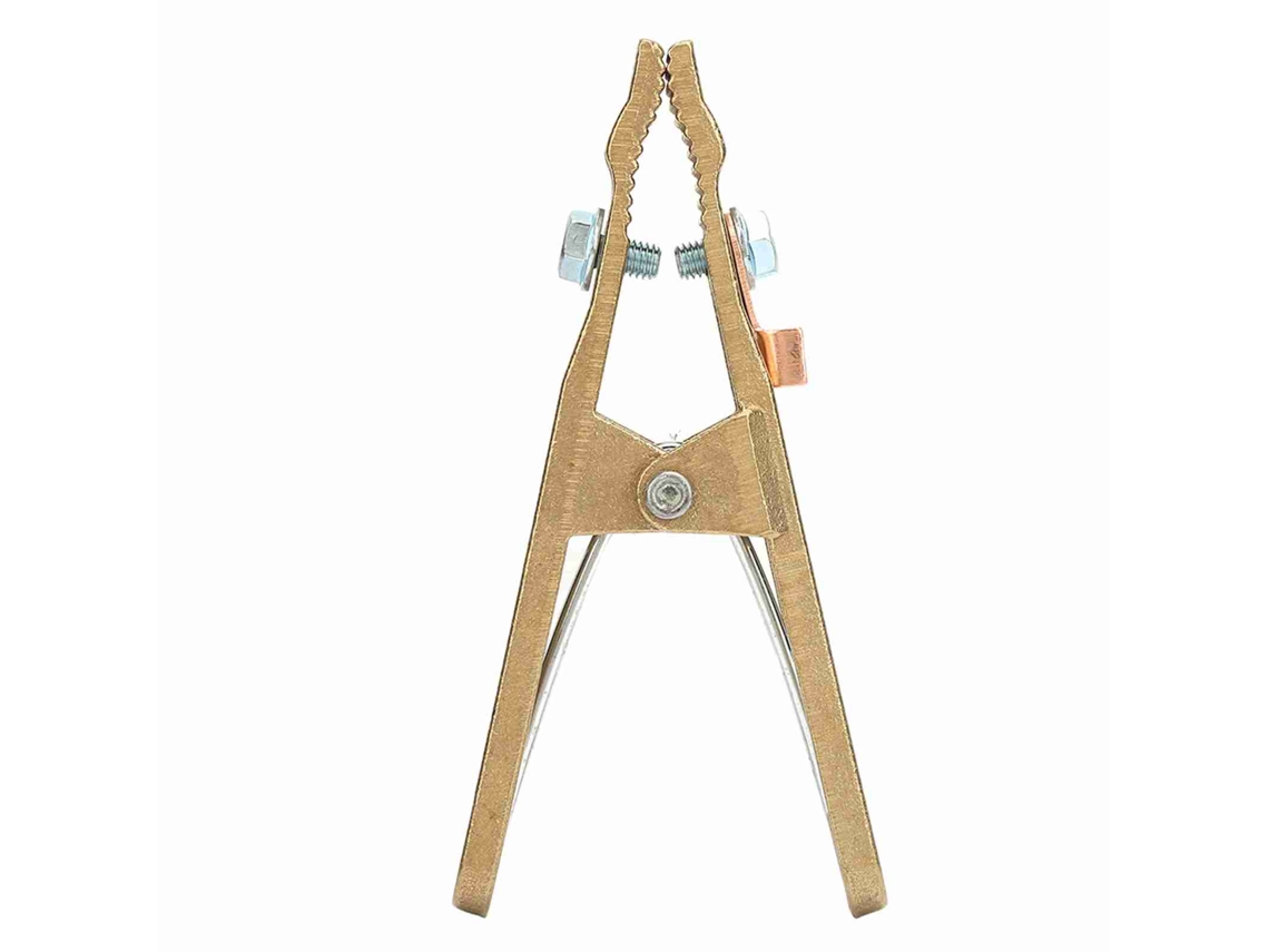 Laxiscreed Clamp De Aterramento Em Latão Em Forma De A Para Soldadura Até 260a