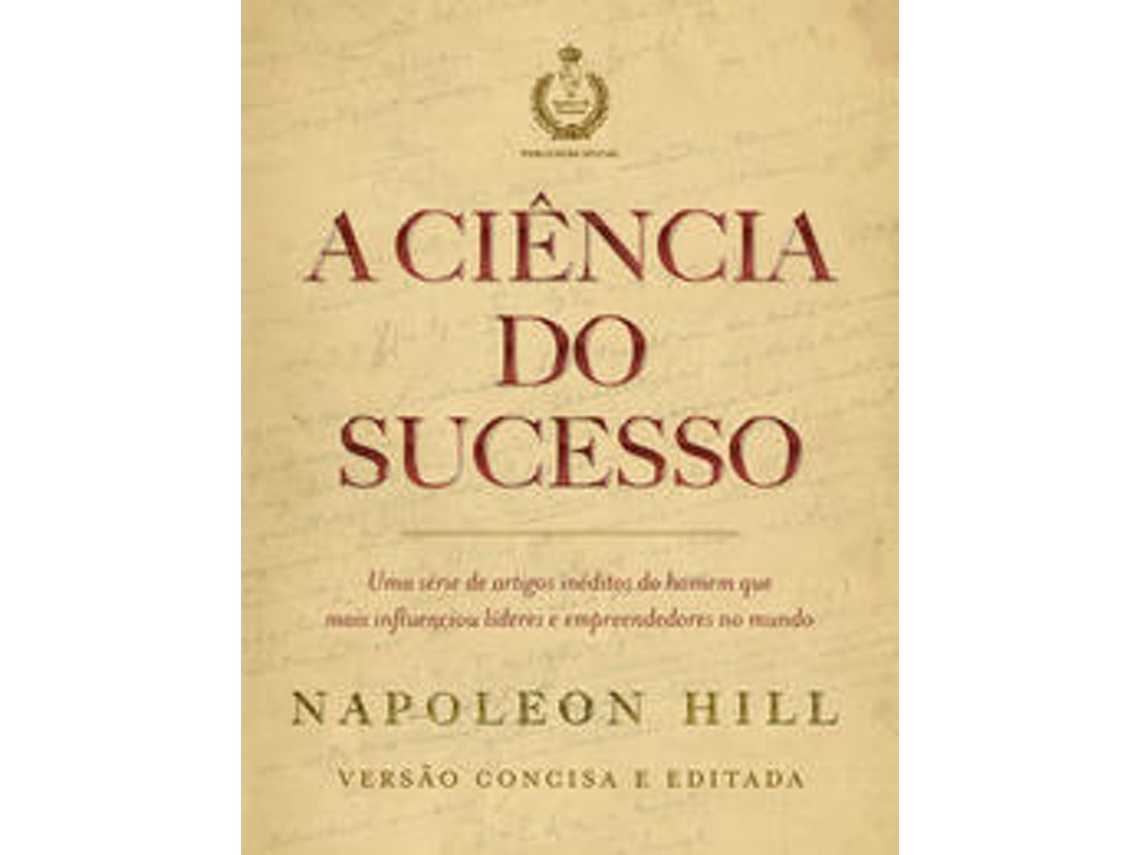 Livro A ciência do sucesso - LIVRO DE BOLSO de Napoleon Hill  (Português (Brasil)