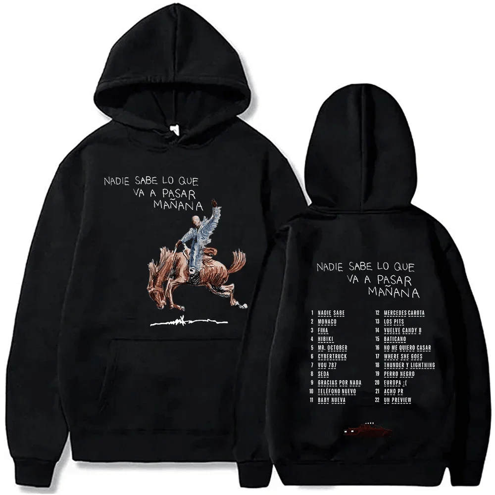 Rockinstone Nadie Sabe Lo Que Va Pasar Manana Bad Bunny Hoodie(l)